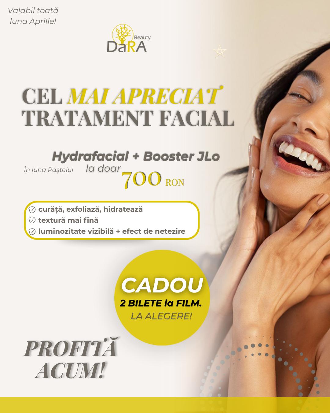 Pachet Luna Paștelui – Hydrafacial + Booster JLo